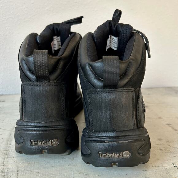 Timberland Flume Waterproof Black Hiking Boots 7.5 Leather Outdoor Trail Boots main image 9